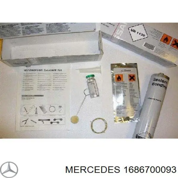 Купити A1686700093 Mercedes Вікно вітрове
