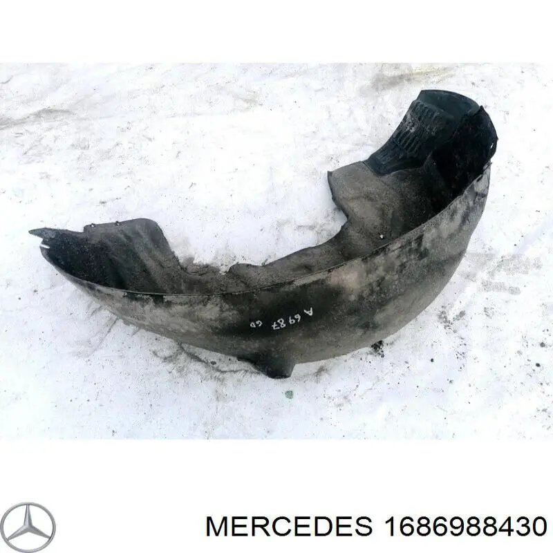 Підкрилок заднього крила, правий Mercedes A1686988430 ціна, від 8.88 USD