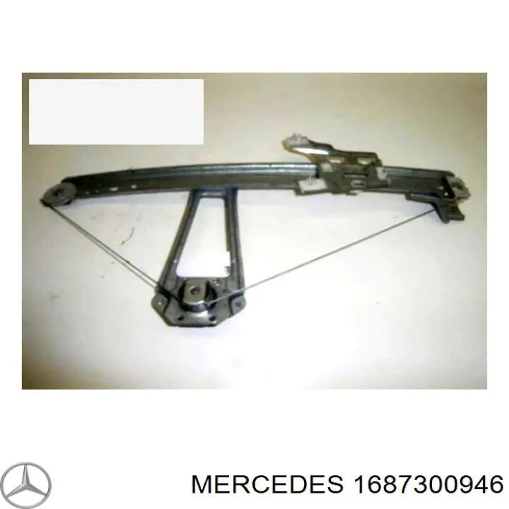 Купити A1687300946 Mercedes Механізм склопідіймача двері задньої, лівої