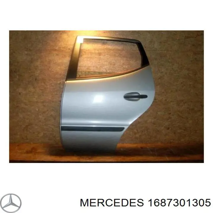 A1687301905 Mercedes Двері пасажирськи задні ліві