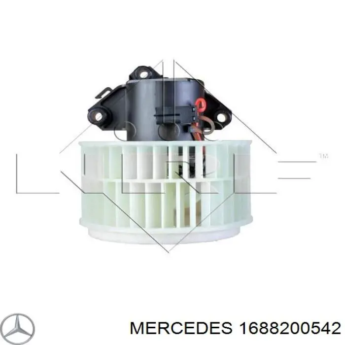 1688200542 Mercedes двигун вентилятора пічки (обігрівача салону)