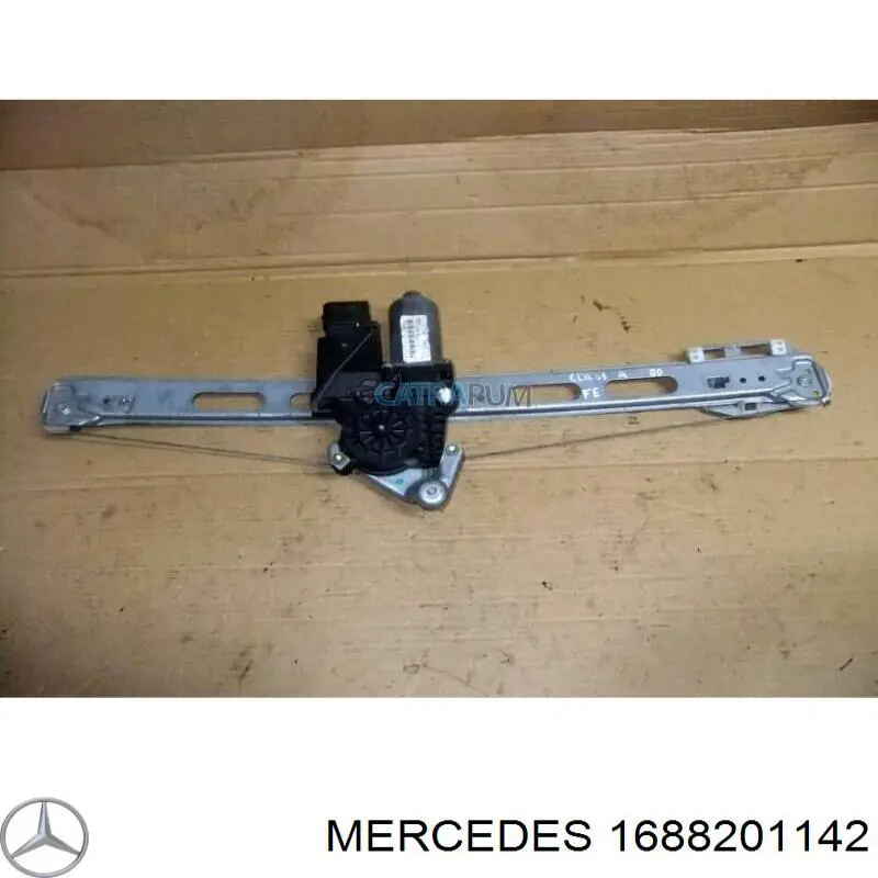 Купити A1688201142 Mercedes Двигун склопідіймача двері передньої, лівої