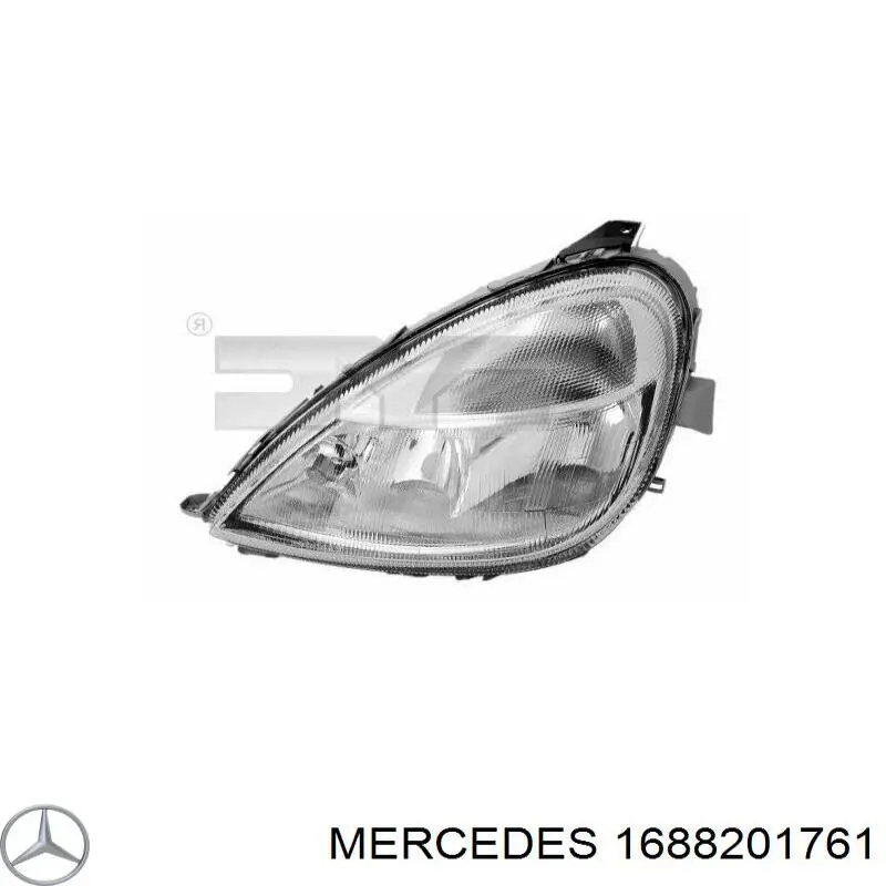 0301192201 Mercedes Фара дальнього світла в зборі
