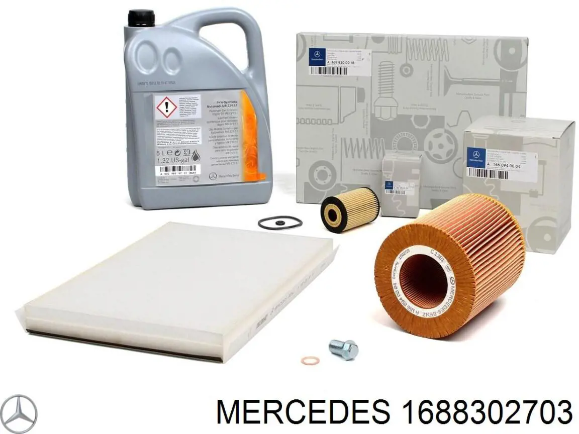 Повітряний фільтр салону Mercedes A1688302703
