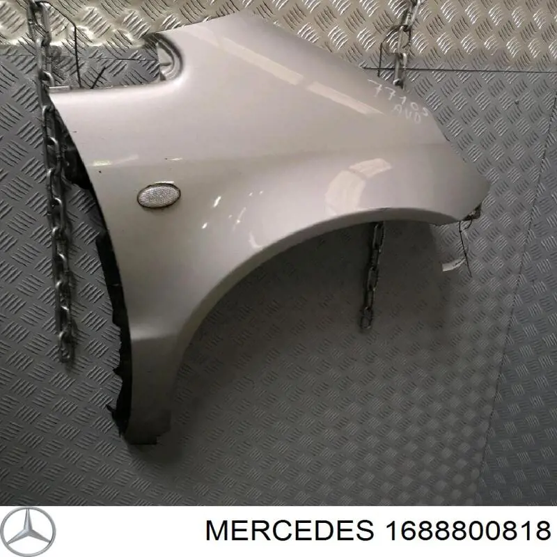 Крило переднє праве Mercedes A хетчбек (W168) (1997 - 2004) ціна, від 35.48 USD
