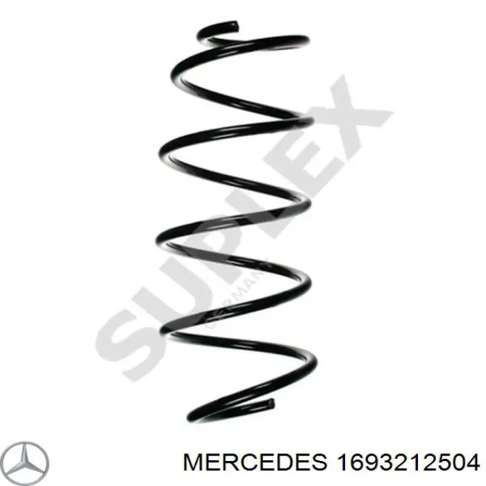 Пружина передня 1693212504 Mercedes