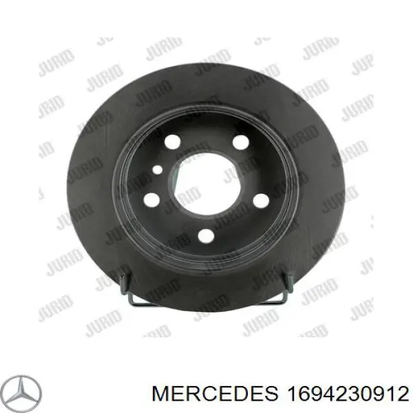 1694230912 Mercedes диск гальмівний задній