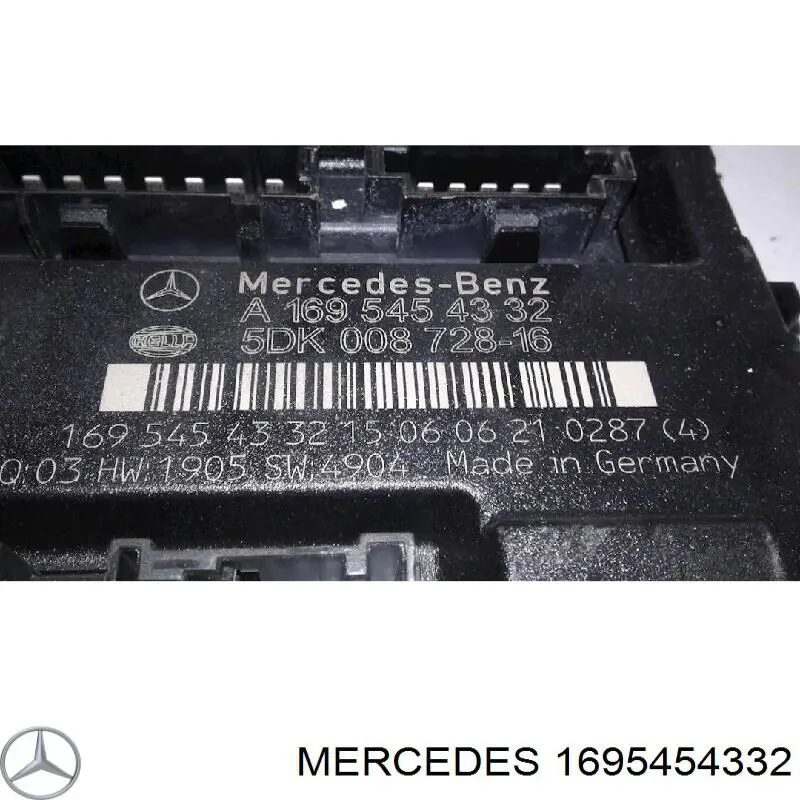 A1695456332 Mercedes Блок керування сигналами SAM