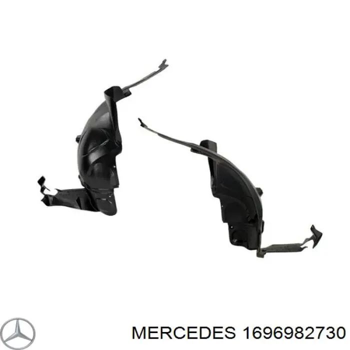 1696982730 Mercedes підкрилок переднього крила, лівий задній