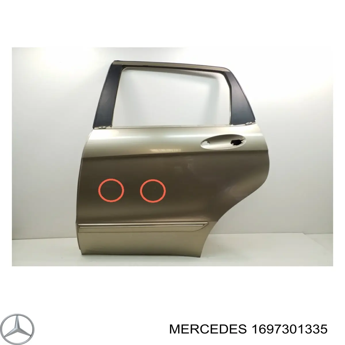 Купити A1697302935 Mercedes Замок задньої двері, лівої