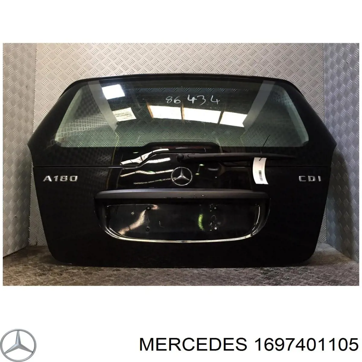 Двері задні, багажні (3-і)/(5-і) (ляда) на Mercedes A (W169)