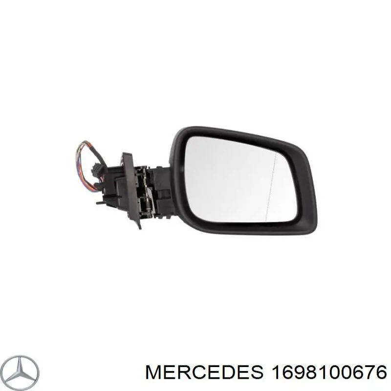 1698100676 Mercedes дзеркало заднього виду, праве