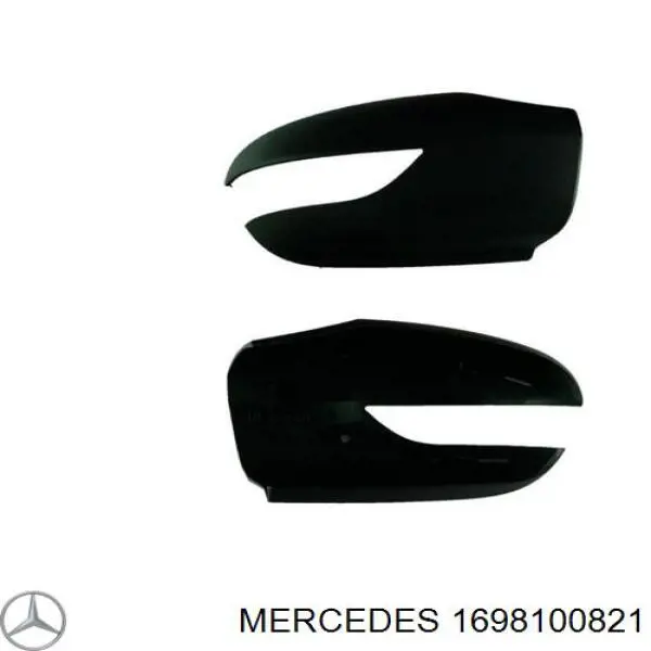 A1698100821 Mercedes Дзеркальний елемент правий