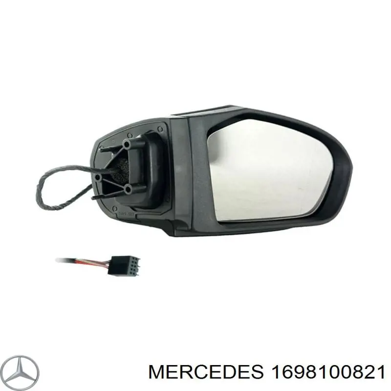 Дзеркальний елемент правого дзеркала заднього виду Mercedes A1698100821 ціна, від 14.91 USD