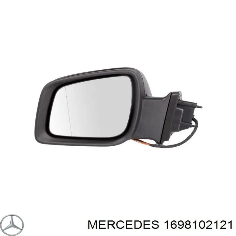 1698102121 Mercedes дзеркальний елемент дзеркала заднього виду, лівого