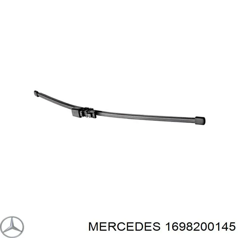 1698200145 Mercedes щітка-двірник лобового скла, пасажирська