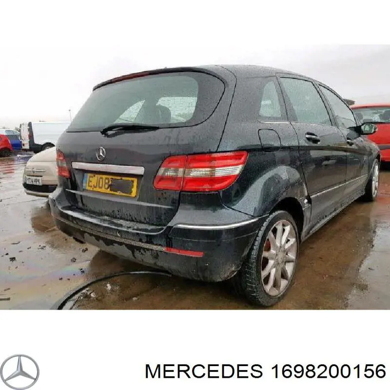 Ліхтар підсвічування заднього номерного знака на Mercedes B (W245)