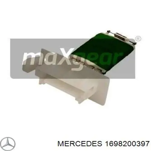 Резистор (опір) пічки, обігрівача салону 1698200397 Mercedes