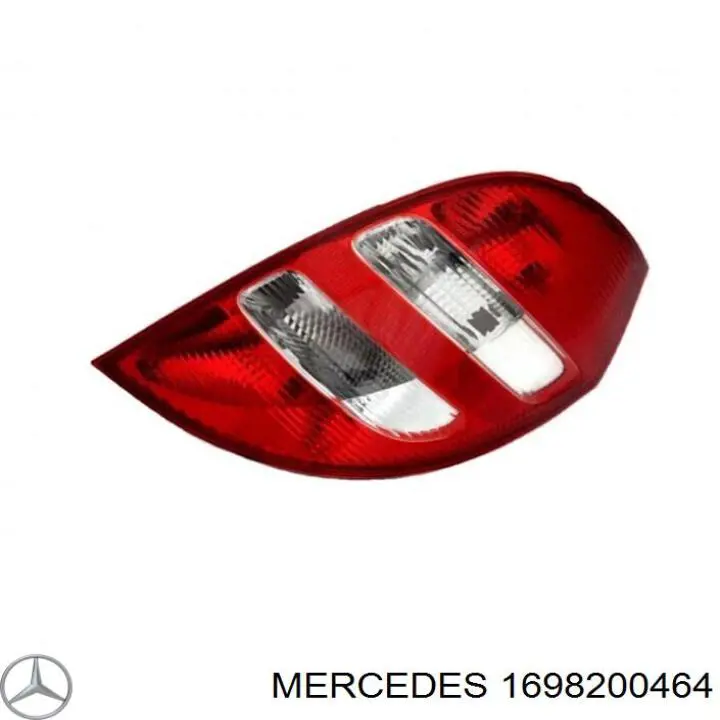 Ліхтар задній правий на Mercedes A  W169