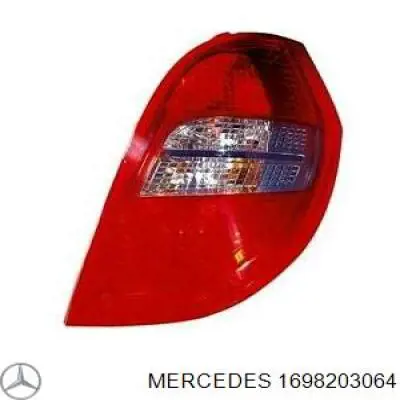 A1698203064 Mercedes Ліхтар задній правий