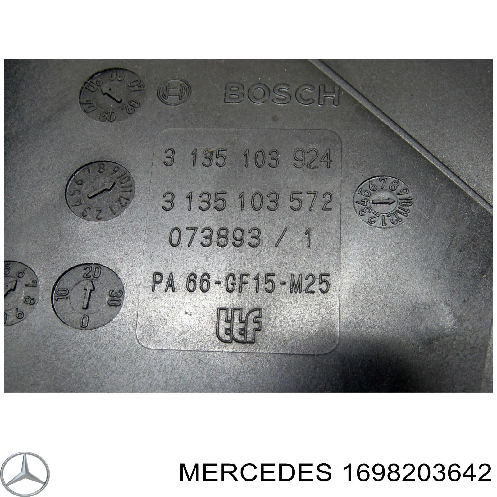 Двигун вентилятора системи охолодження A169820364205 Mercedes