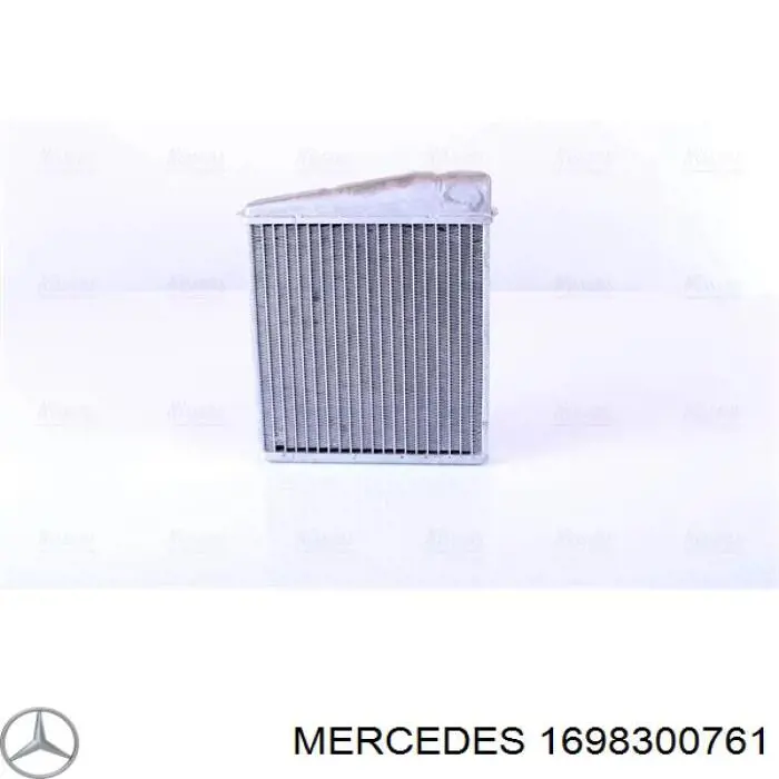 1698300761 Mercedes радіатор пічки (обігрівача)