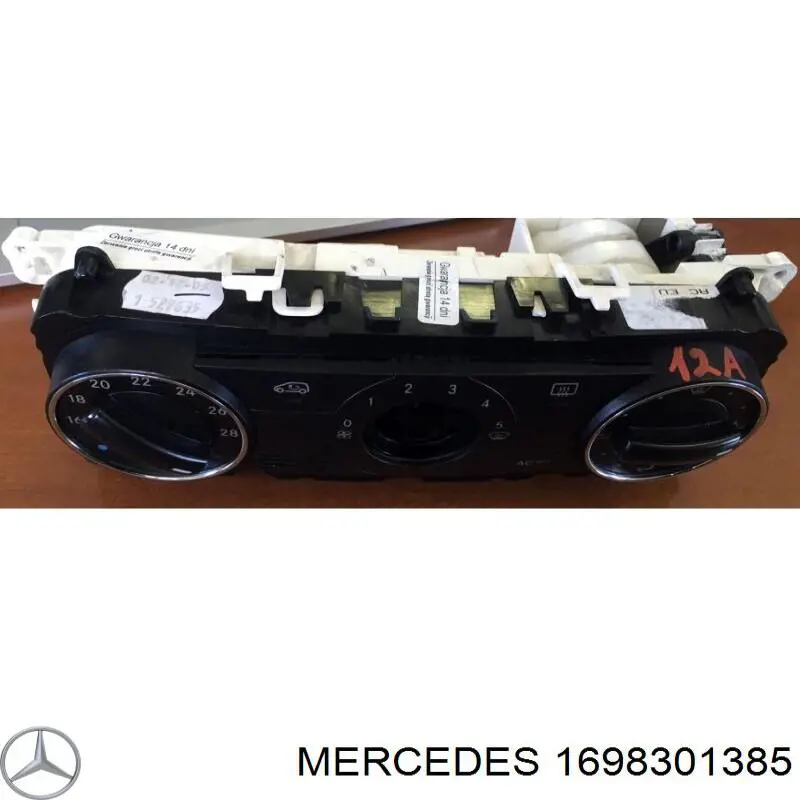 1698300585 Mercedes реостат/перемикач-регулятор режиму обігрівача салону