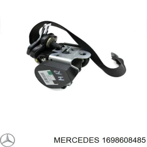 Ремінь безпеки передній правий Mercedes A1698608485