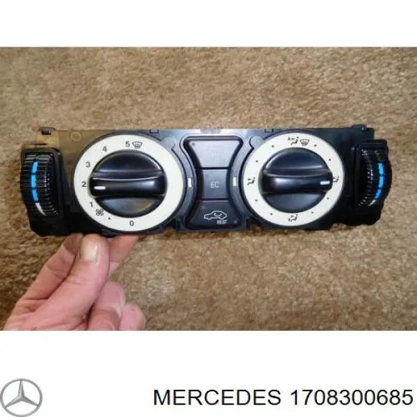 1708300685 Mercedes реостат/перемикач-регулятор режиму обігрівача салону