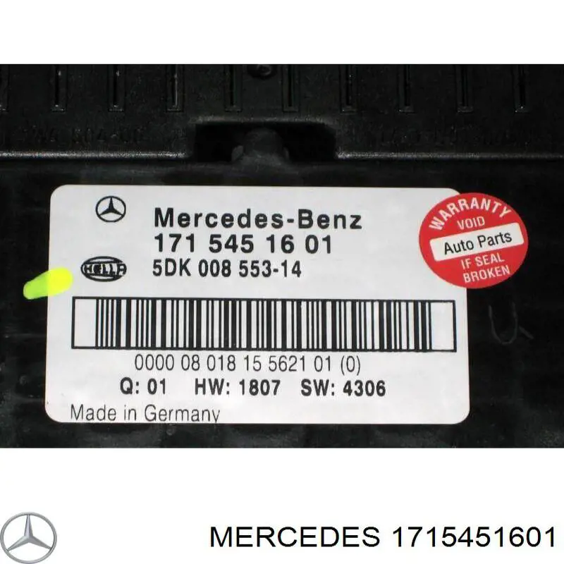  Mercedes A1715450001 ціна, від 208.68 USD