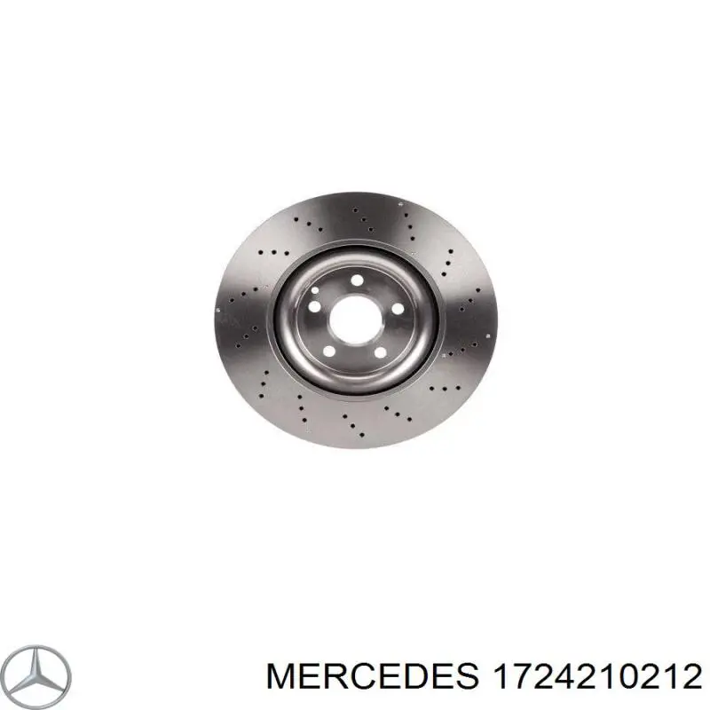 1724210212 Mercedes диск гальмівний передній
