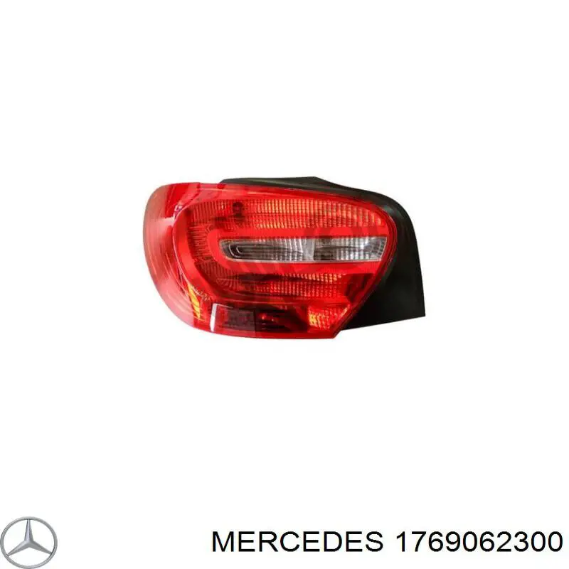 Ліхтар задній Mercedes A1769062300 ціна, від 236.34 USD