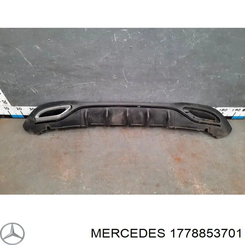 Бампер задній, нижня частина Mercedes A1778853701 ціна, від 38.55 USD