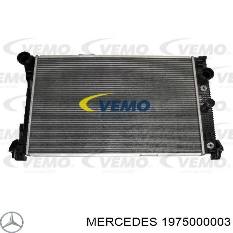1975000003 Mercedes радіатор охолодження двигуна