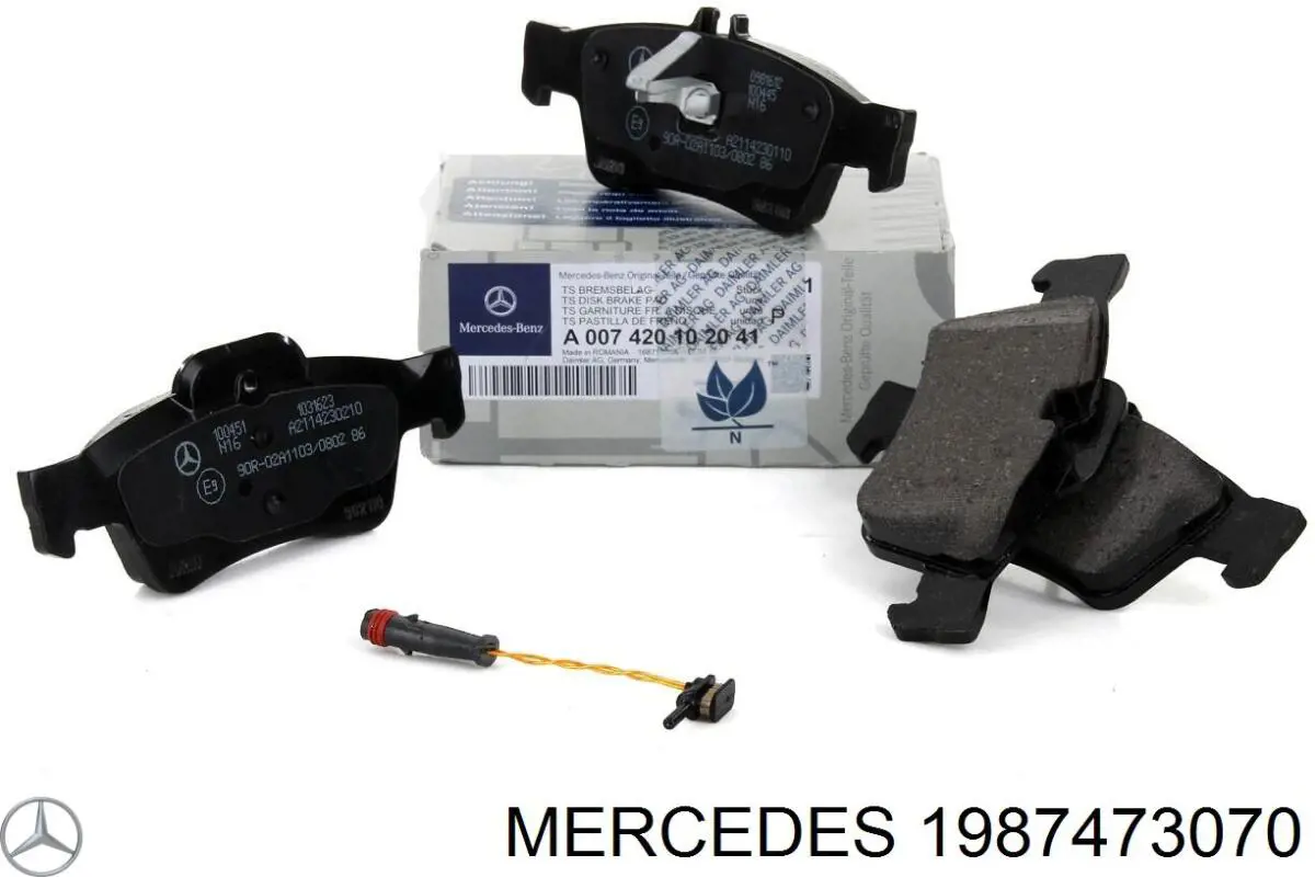 Купити 1987473070 Mercedes Датчик зносу гальмівних колодок, задній