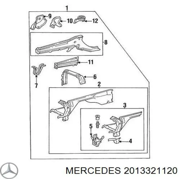  Важіль маятниковий Mercedes C 