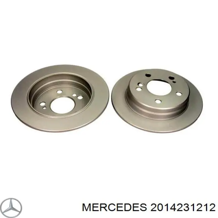 2014231212 Mercedes диск гальмівний задній