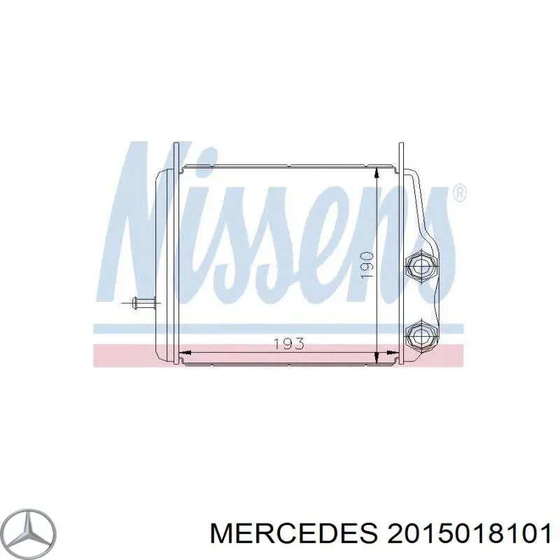 2015018101 Mercedes радіатор масляний