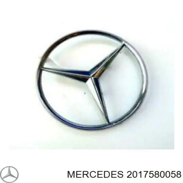 Емблема кришки багажника, фірмовий значок на Mercedes E-Class (W124)
