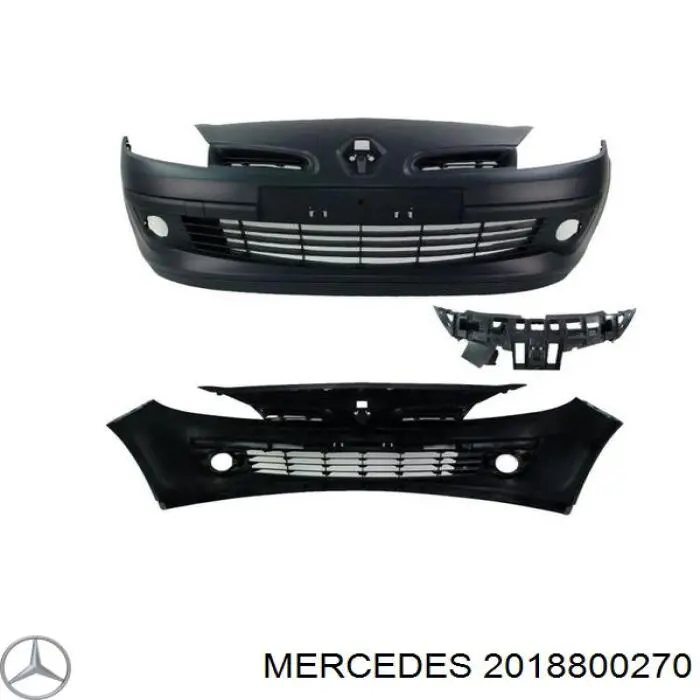 Бампер передній Mercedes A2018800270