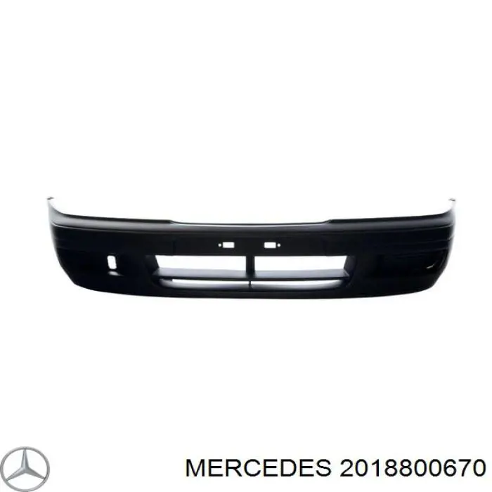 Бампер передній Mercedes A2018800670