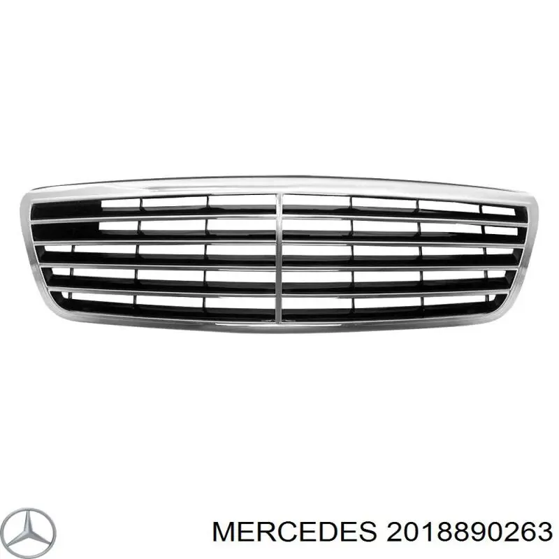 2018890263 Mercedes вія (накладка правої фари)
