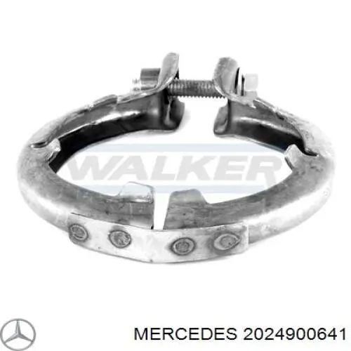 Зєднувальний хомут випускного колектора A202490084102 Mercedes