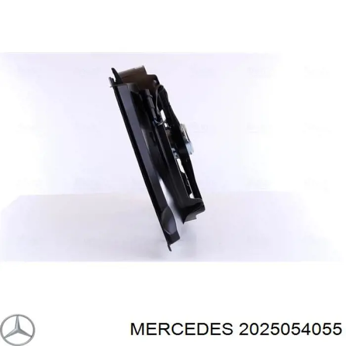 2025054055 Mercedes дифузор (кожух радіатора охолодження)