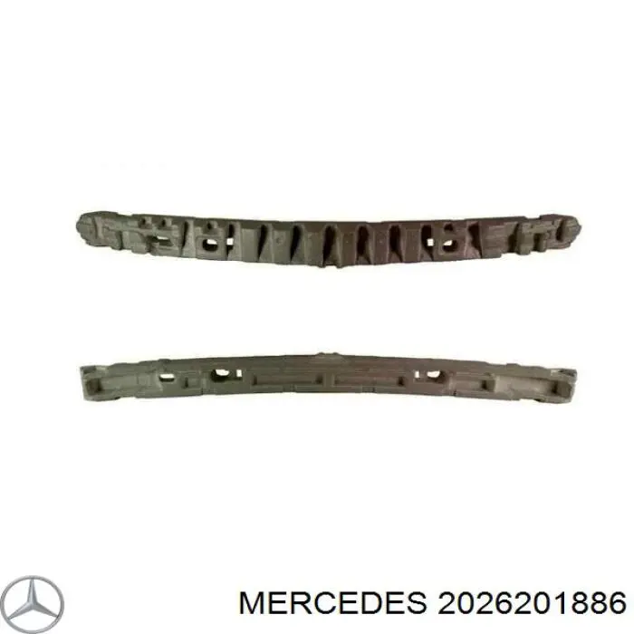 Шина бампера переднього Mercedes A2026201886 ціна, від 42.91 USD
