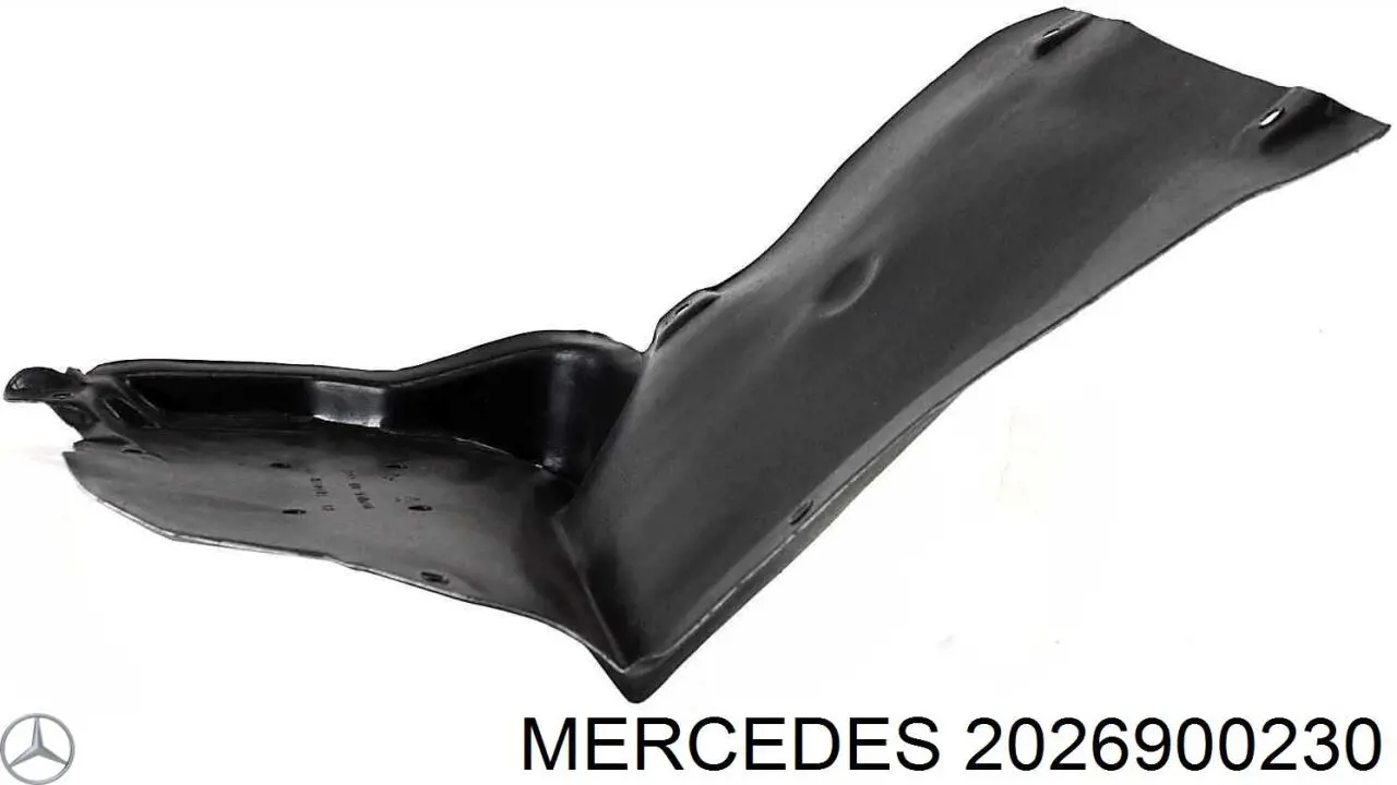 2026900230 Mercedes підкрилок переднього крила, правий