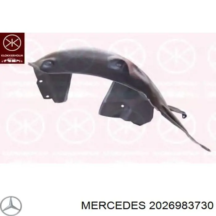 2026983730 Mercedes підкрилок заднього крила, лівий