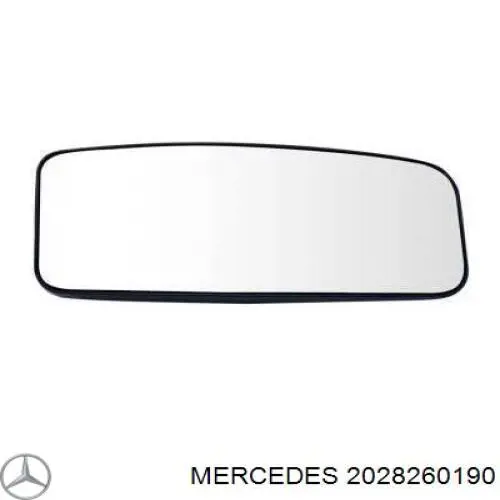 Скло фари лівої A2028260190 Mercedes