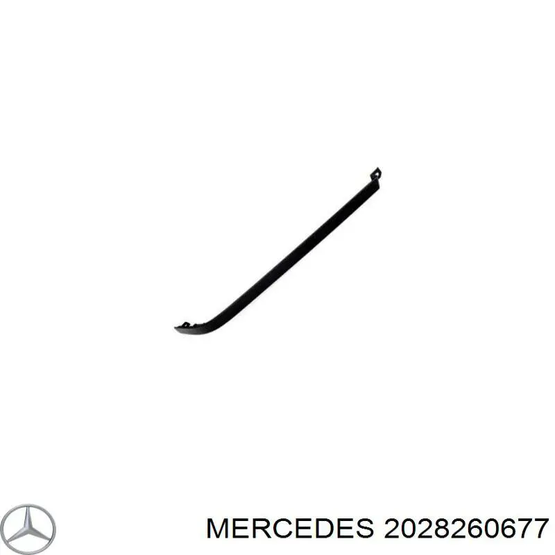 2028260677 Mercedes вія (накладка правої фари)