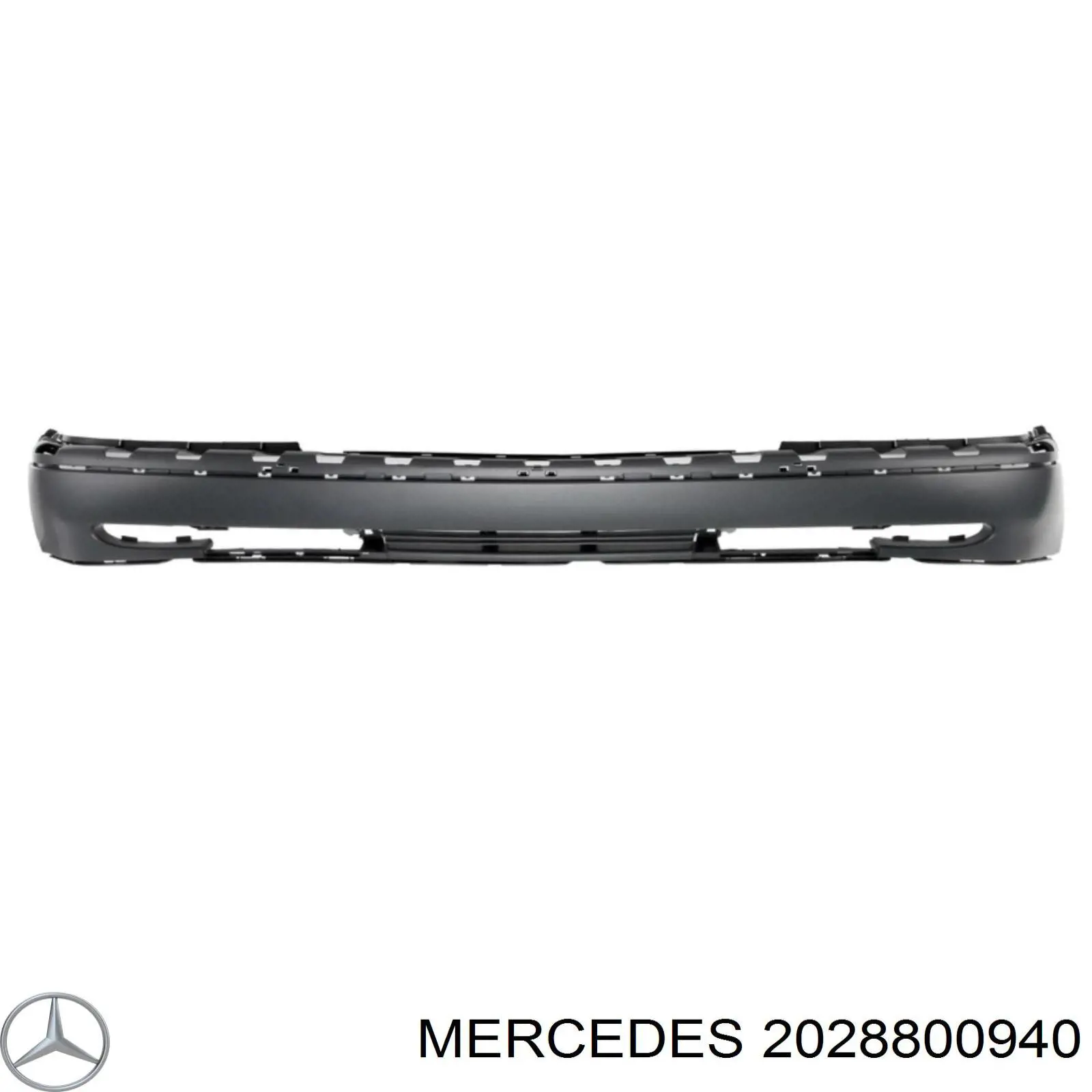 2028800940 Mercedes бампер передній